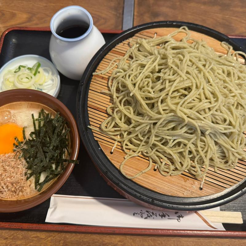 つけとろろそば(更科大黒 )