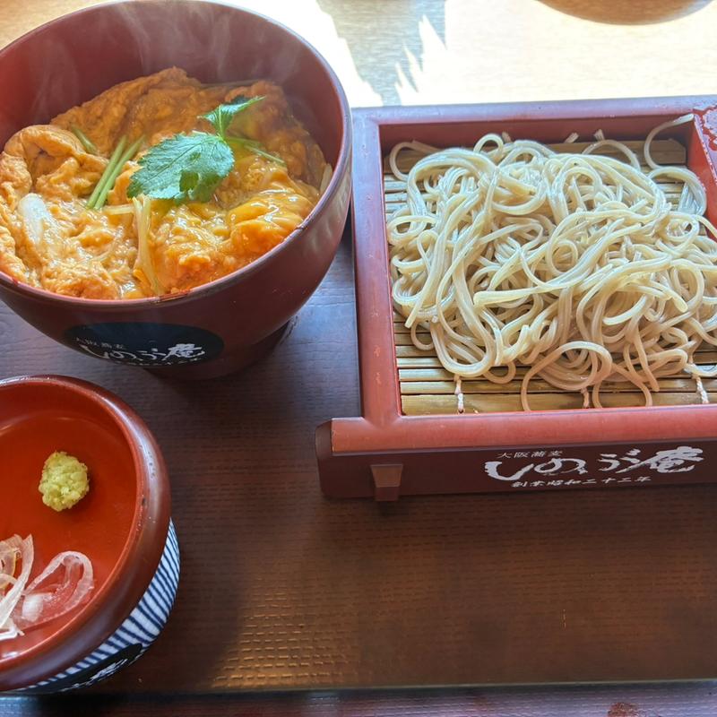 玉子丼セット(大阪蕎麦 しのぶ庵 住道店)