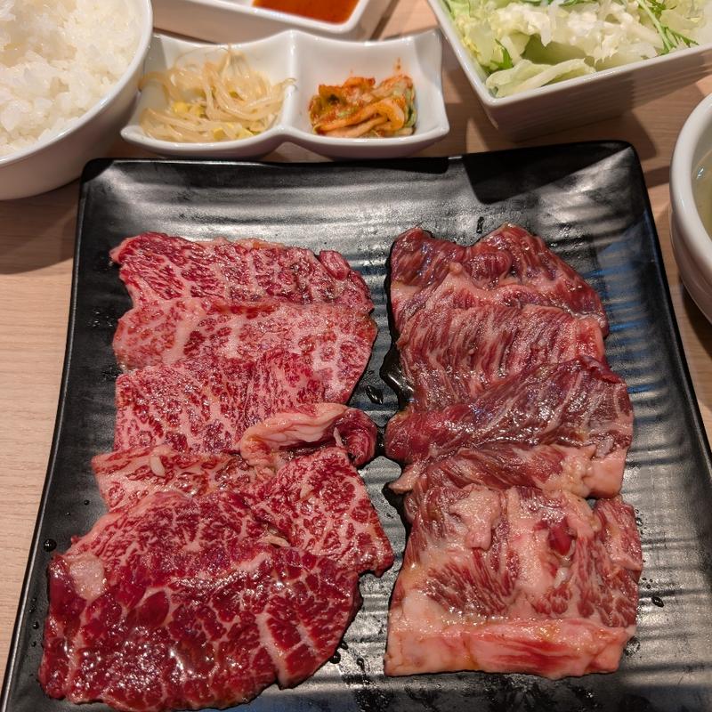 国産牛特選バラカルビ&特上ハラミランチ(焼肉や漫遊亭 押上店)