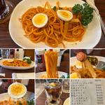 ナポリタンにアイスコーヒー(喫茶トート)