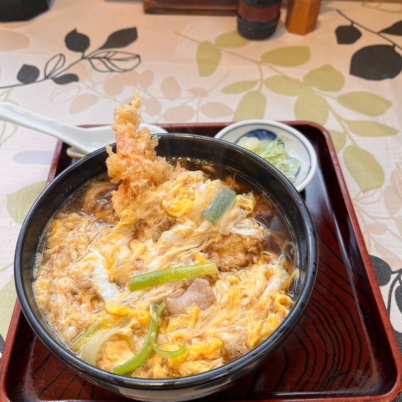 親子種込みそば(東家 ぬさまい分店)