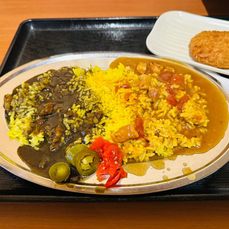 セルフカレー(M)(カレー食堂マッハ)