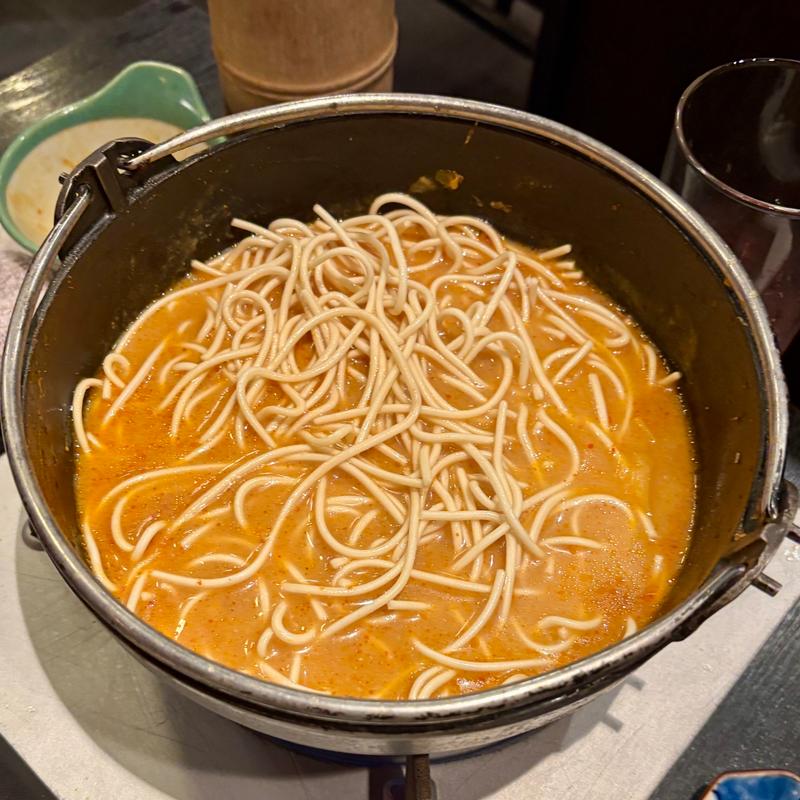 ちゃんぽん麺(もつ鍋らく 大岡山本店)