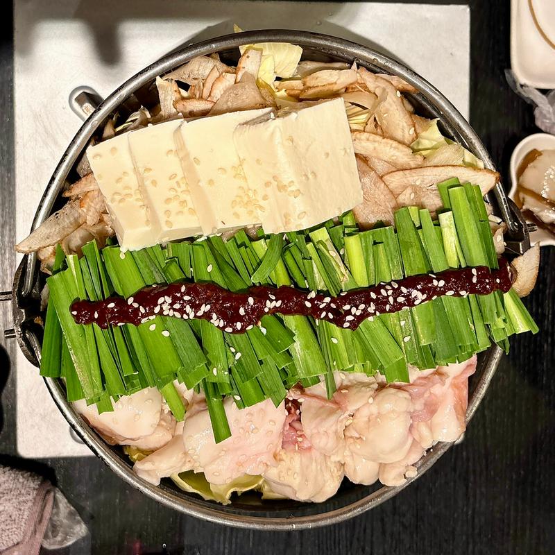 特製もつ鍋 俺流 （辛味噌味）(もつ鍋らく 大岡山本店)