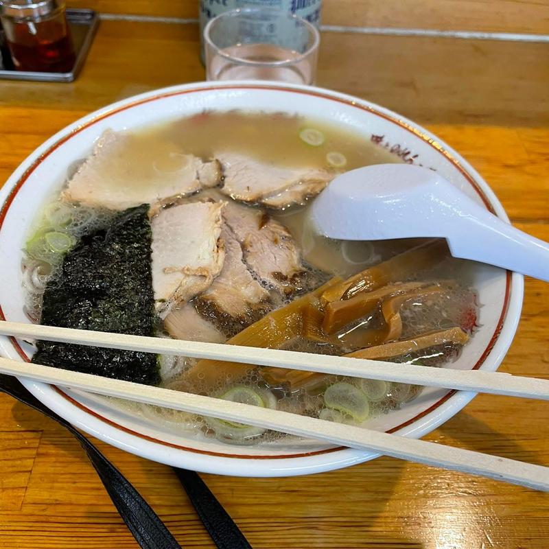 塩ラーメン(吾作ラーメン 能代本店)