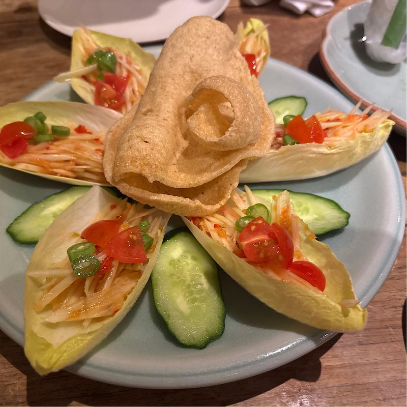 青パパイヤのサラダ(タヒチ )