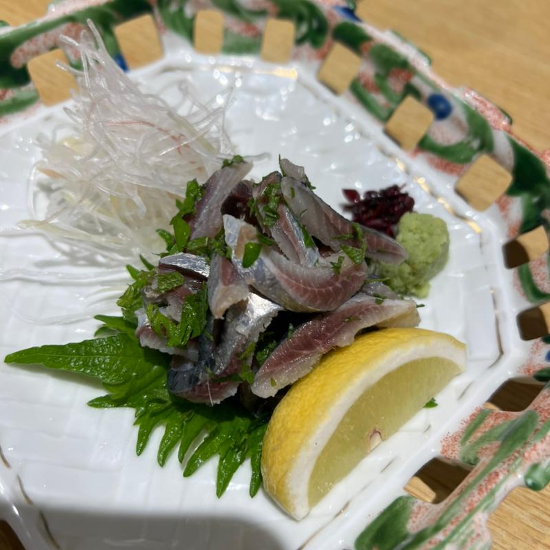 鰯のきずし(鮨かんだ)