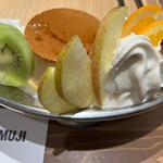 プリンアラモード(Cafe＆Meal MUJI 新宿)