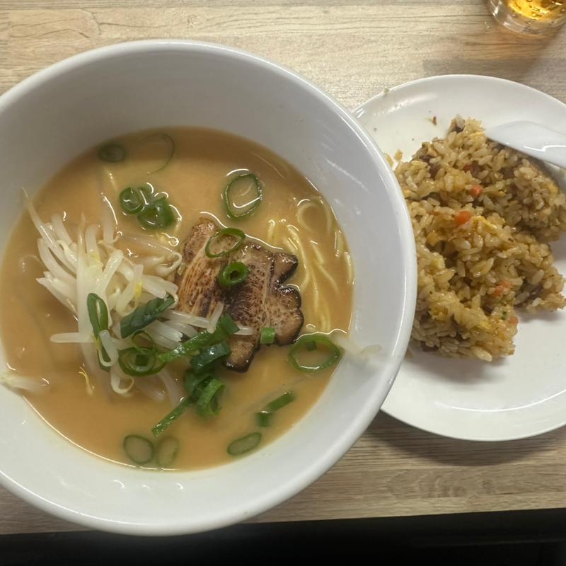 味噌ラーメンセット(桂花)