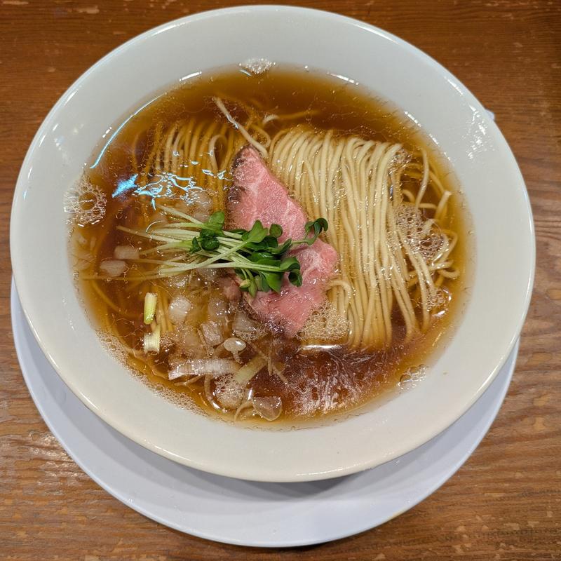 朝ラー醤油(中華そば つけ麺 百日紅 新宿店)