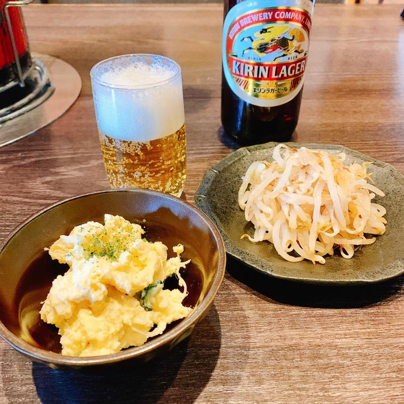 ランチポテトサラダ&もやしナムル(てんてん 亀貝店 )