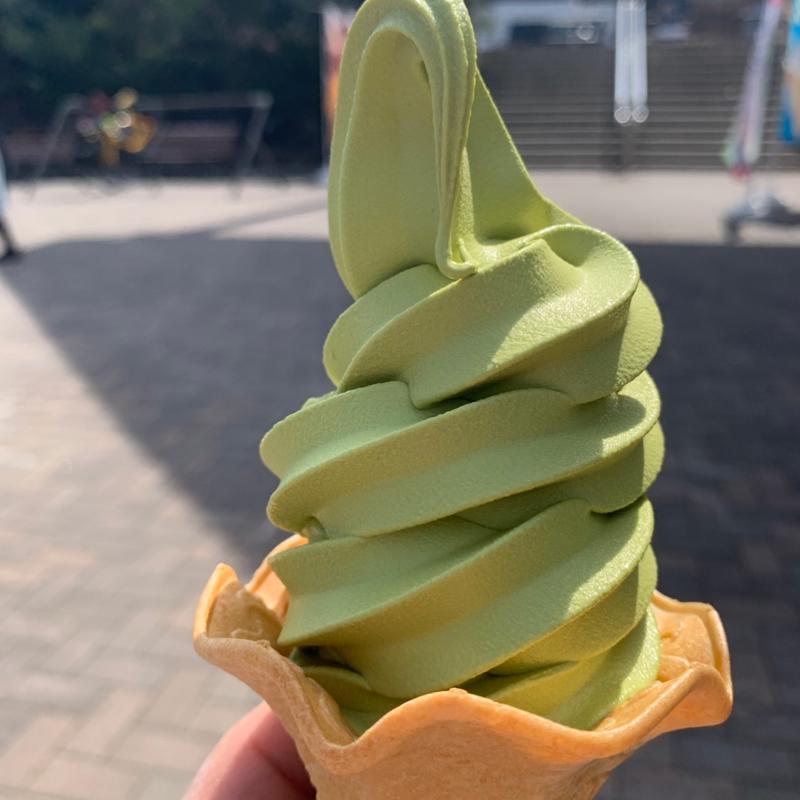 抹茶ソフト(桜織のりとるきっちん （サオリノリトルキッチン【旧店名】道の駅「富士吉田」ソフトクリーム）)