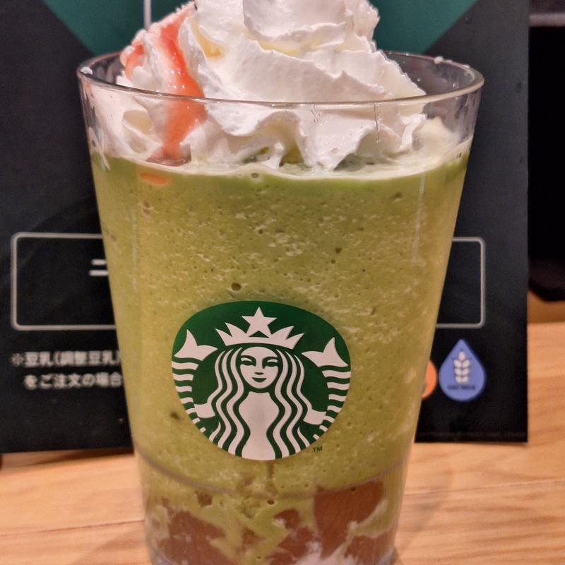 抹茶と桜わらびもちフラペチーノ(スターバックス コーヒー イオンタウン伊賀上野店)