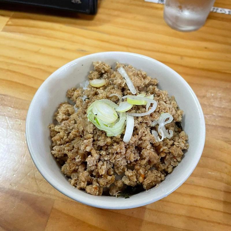 ミニ挽肉ご飯(ラーメン あんず)