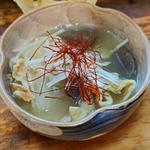 塩もつ煮込み(串焼きこはる たべもの横丁店)