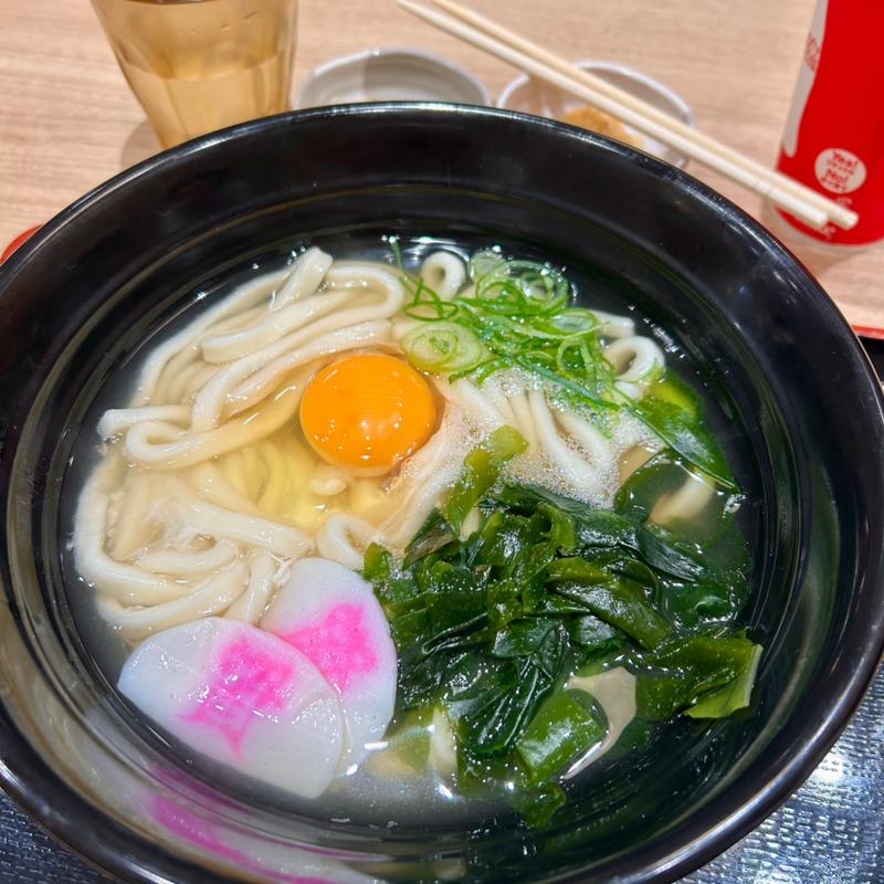 月見うどん(資さんうどん 八千代店)