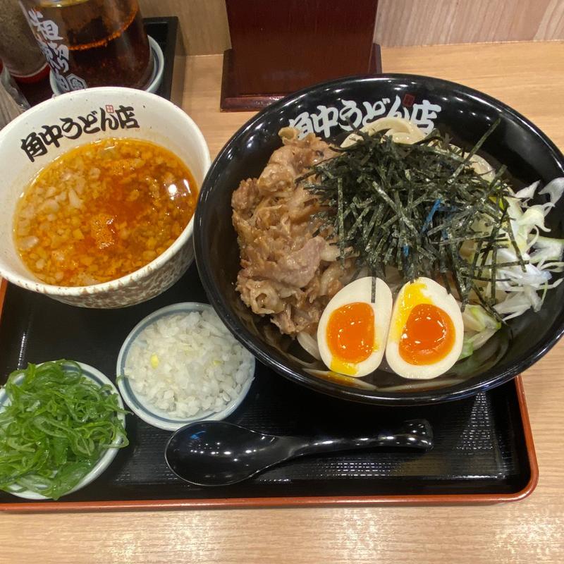 辛つけうどん(角中うどん店 黒埼店)
