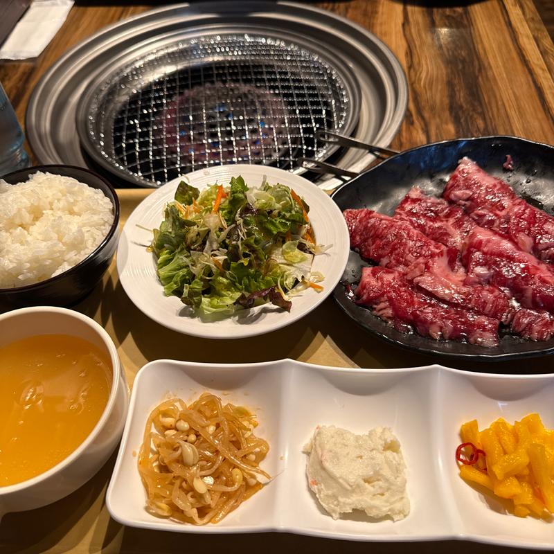 上ハラミ定食(KASUYA 羽曳野店)