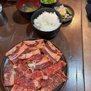 カルビセット　大盛り(炭火職人)