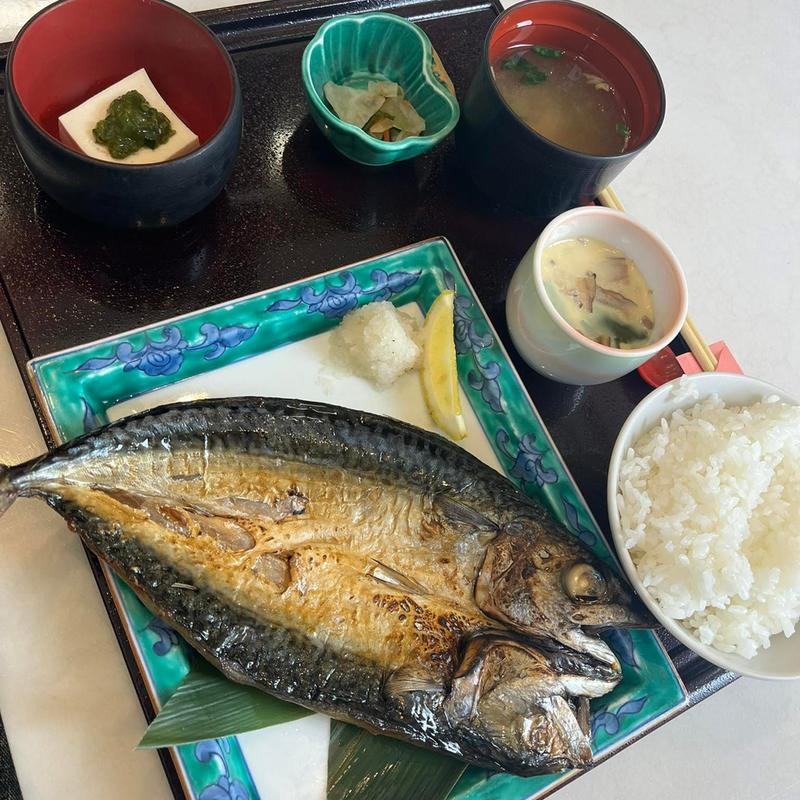 金華鯖定食(市場のはなれ家 恵の織(めぐみのおり))