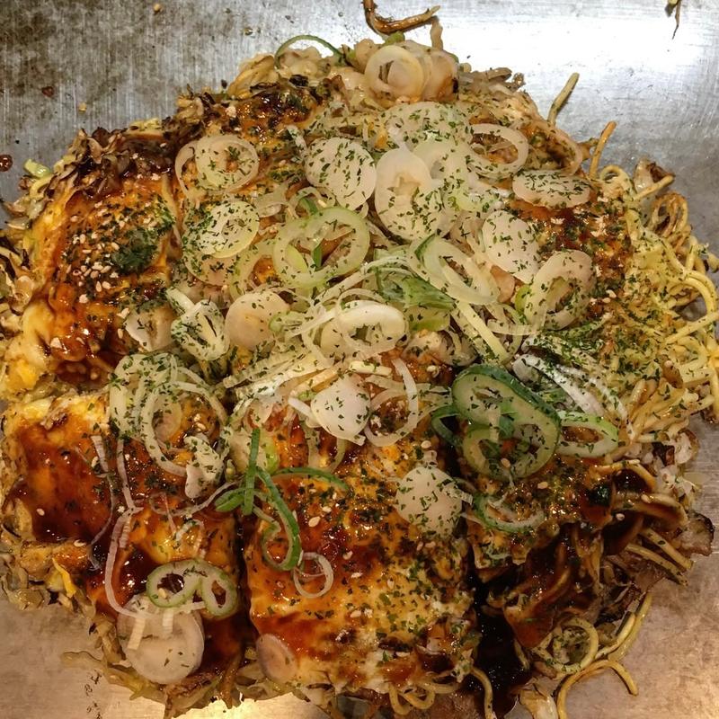 肉玉そばライス(広島お好み焼 ひらの福岡)