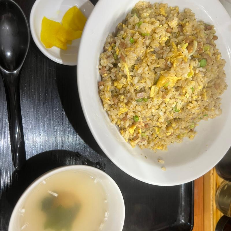 納豆チャーハン(中華食堂 秋 （チュウカショクドウ アキ）)