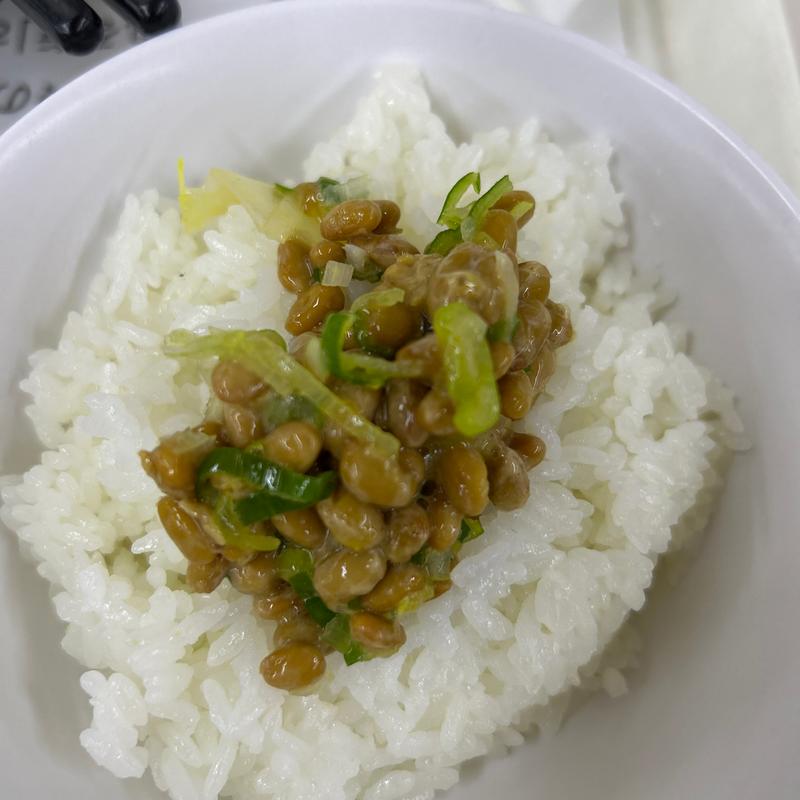 納豆ごはん(札幌市役所地下食堂)