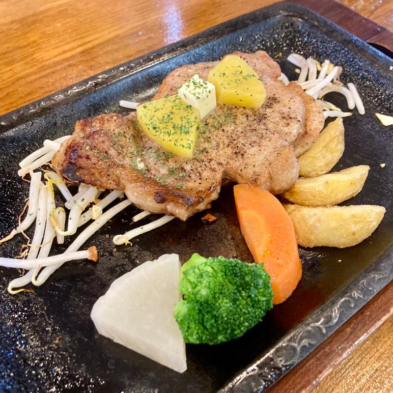 日光HIMITSU豚ロースステーキ200g(日光 レストランえんや)