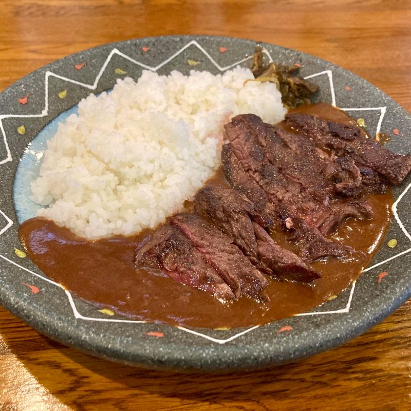 ステーキカレーライス(日光 レストランえんや)