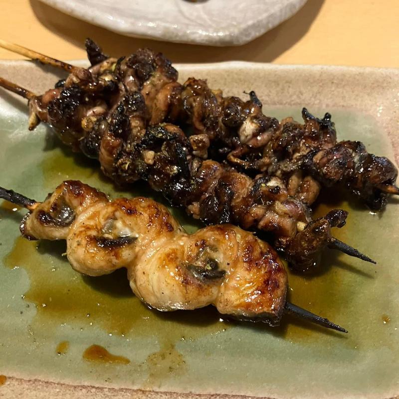 肝焼き串 くりから串(うな鐵将)