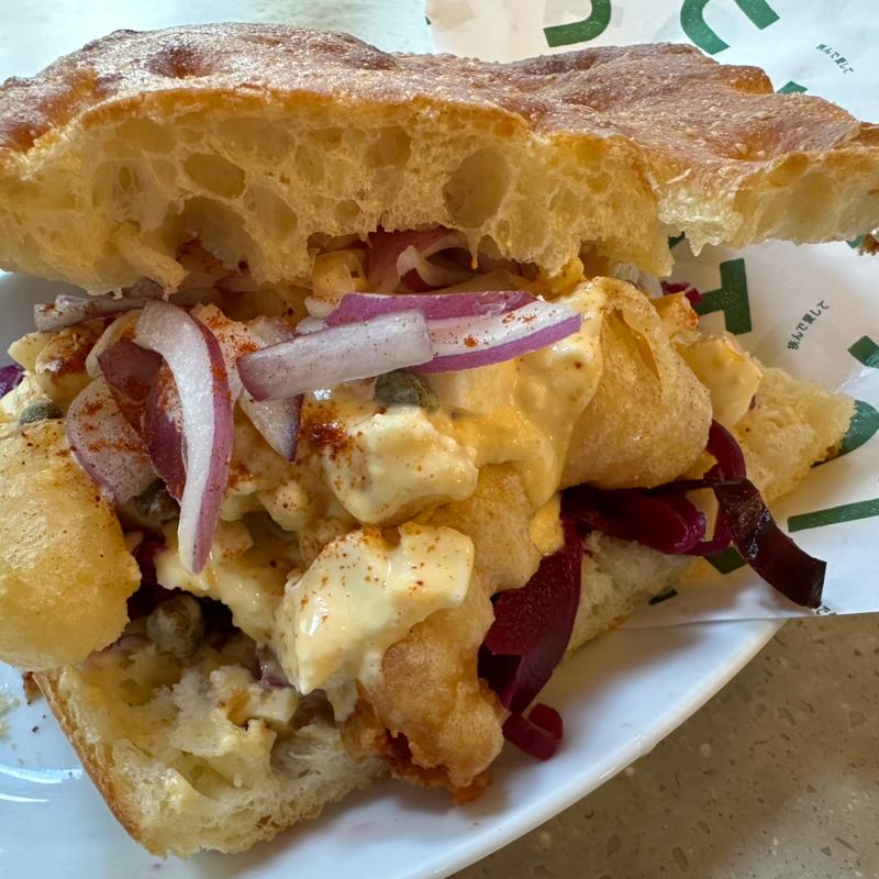 focaccia ※fritta di gamberi(TUTU)