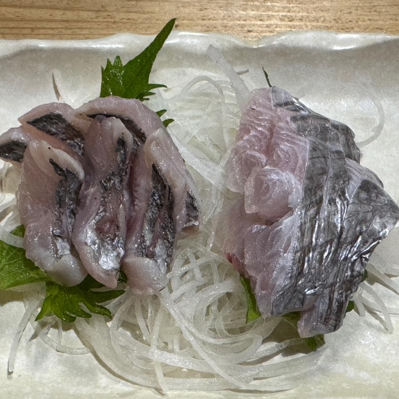 タチウオ刺身(魚処壱や 盛岡駅前店)