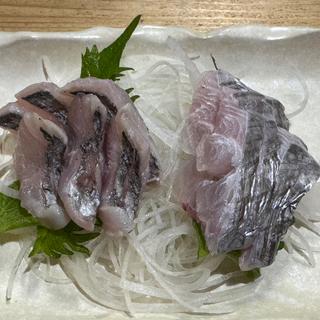 タチウオ刺身(魚処壱や 盛岡駅前店)