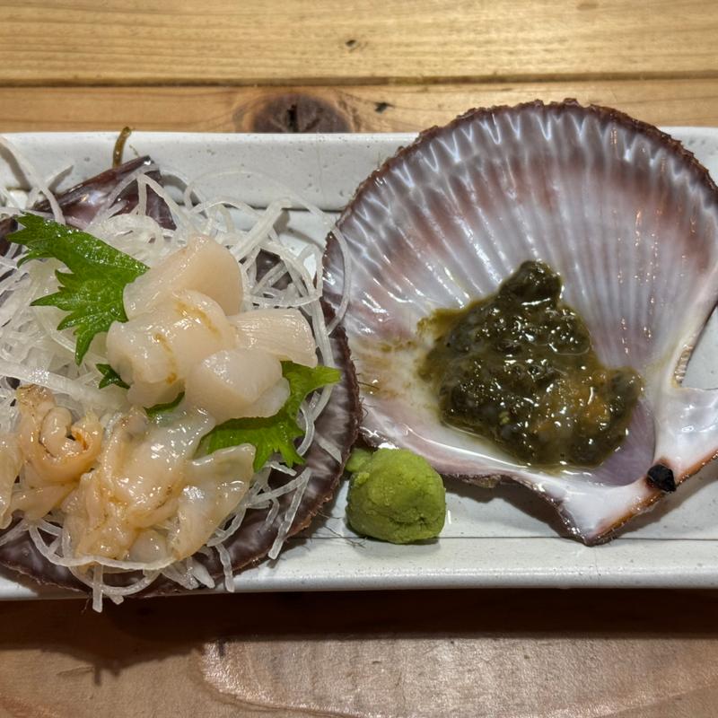 アカサラガイ刺身(魚処壱や 盛岡駅前店)