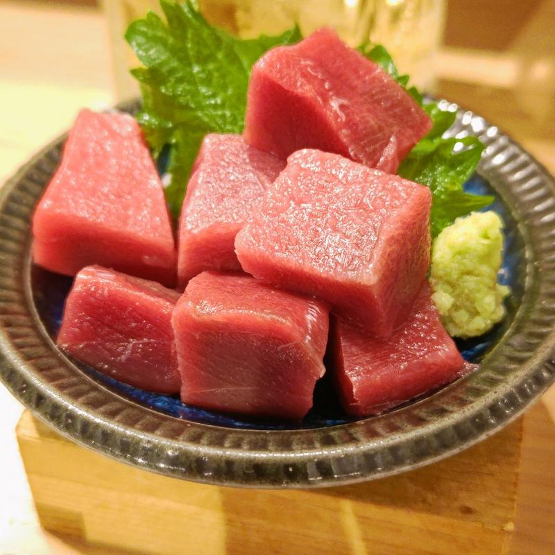 本まぐろぶつ(貝 刺身専門店 しらはら 関内)