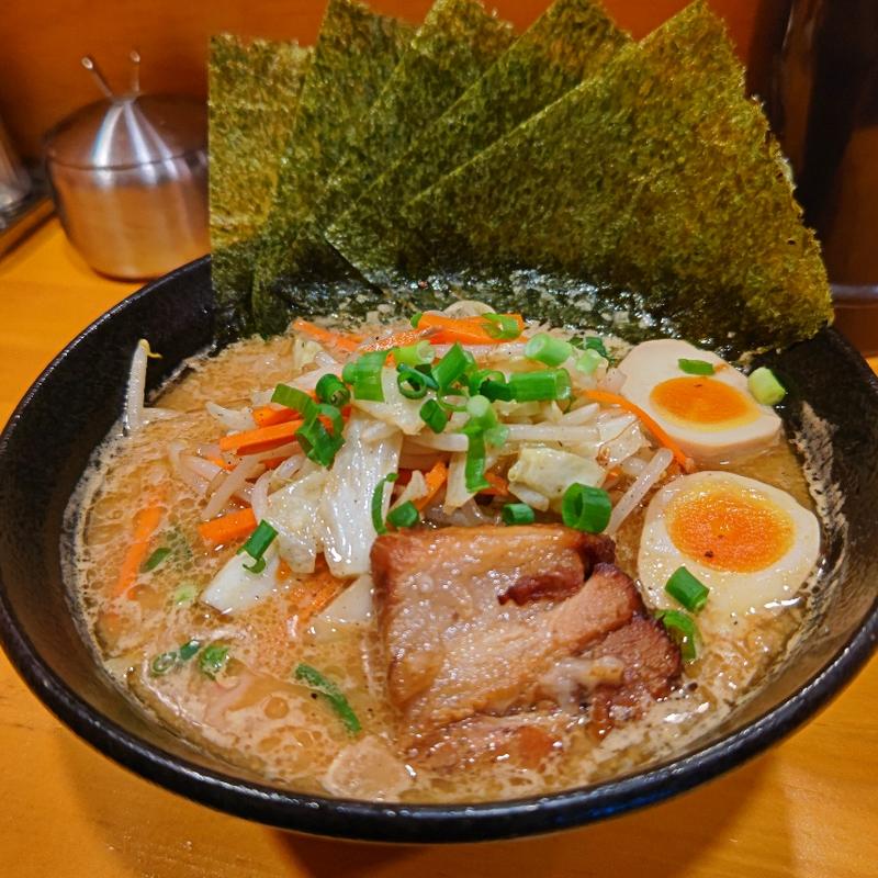 味噌ラーメン＋海苔(味噌ラーメン 火炎山)