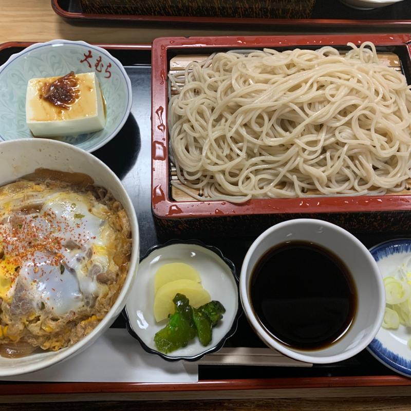 すき焼き重セット(もりそば)(大むら)