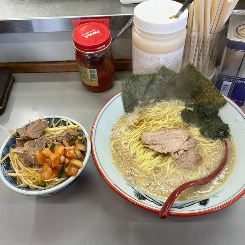 ラーメン　ネギ丼(ラーメンショップ 122号騎西店)
