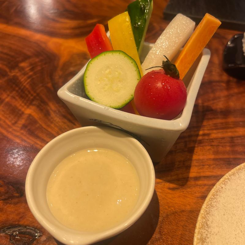 バーニャカウダー(焼き鳥とワイン くろえもん 若葉)