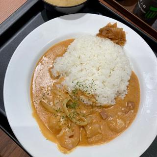 たっぷり海老のニューバーグソース　ライス大盛り