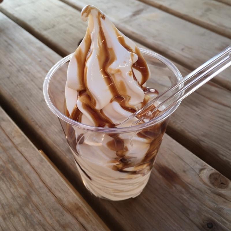 ソフトクリーム(くら天然魚市場)