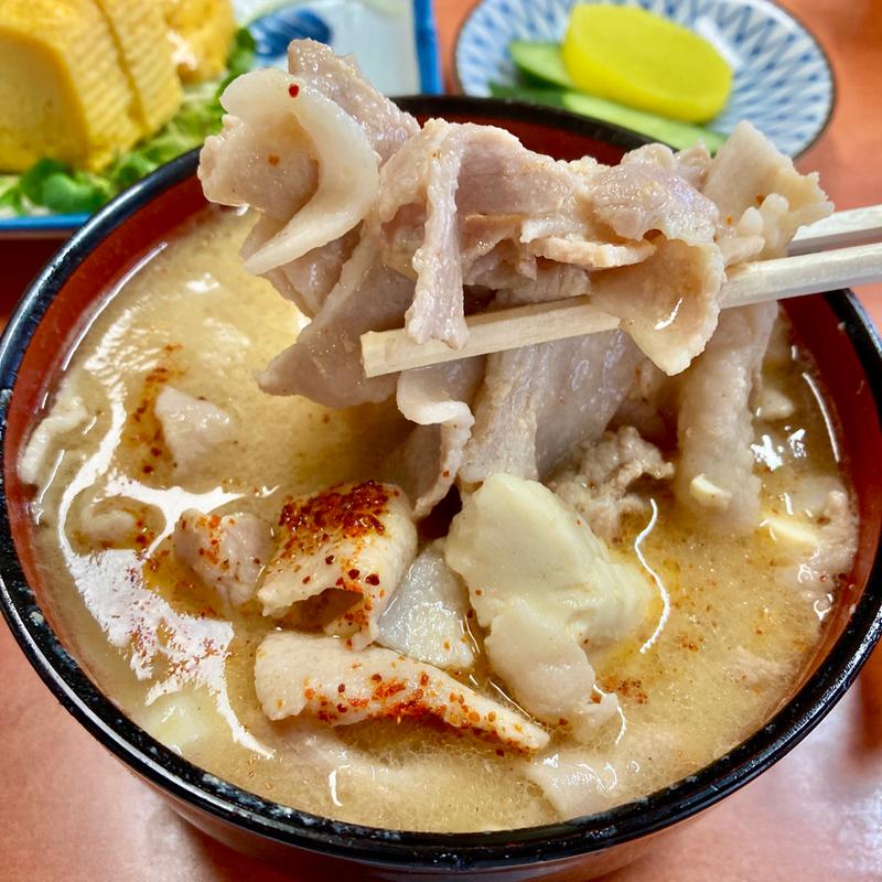 ぶた汁　ご飯小　卵焼き(かどや )