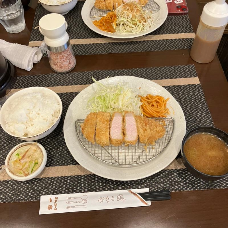 米澤豚ロース定食(大阪市 とんかつ一番2deux)