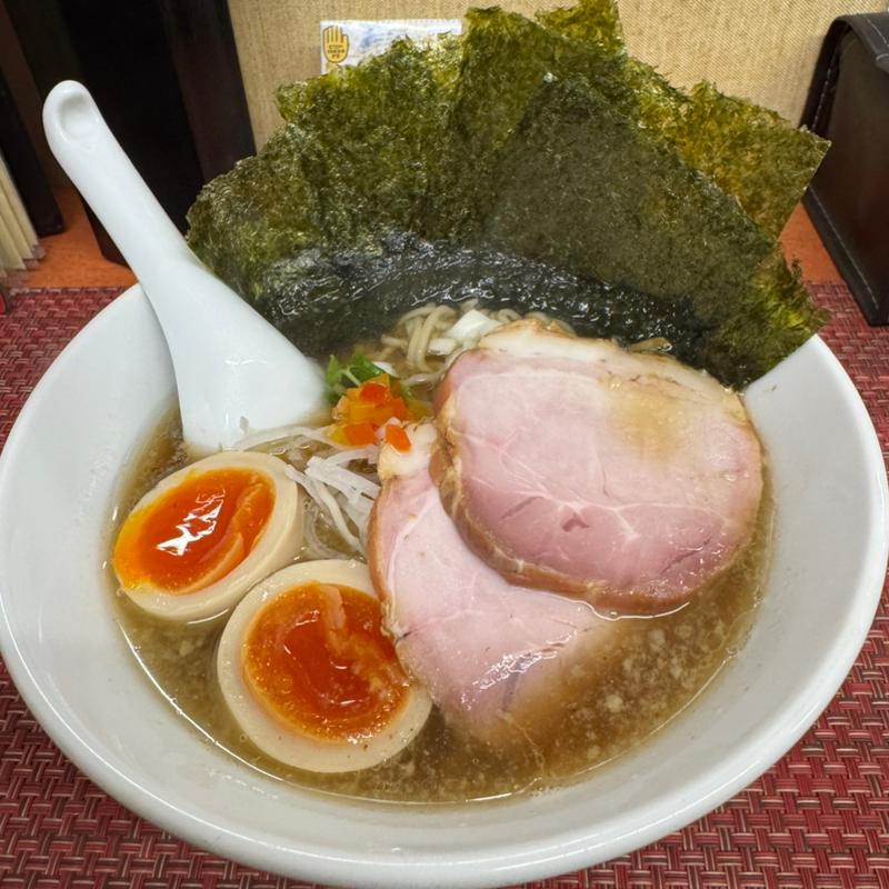 煮干し醤油(煮玉子 焼海苔)(麺や福々三座)