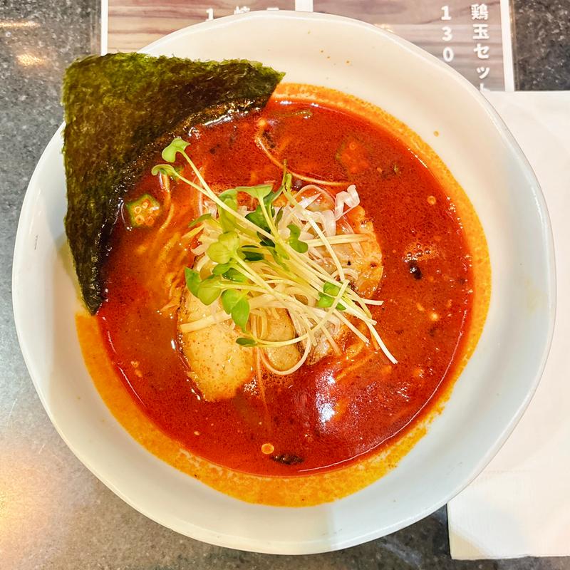 辛そば(麺屋 どうげんぼうず)