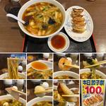 五目あんかけラーメンと餃子(福しん 大久保駅前店 )