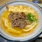 肉天うどん(うどん処 松)