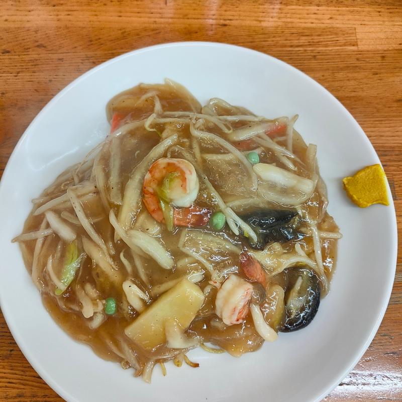 あんかけ焼きそば　(五十番菜館)