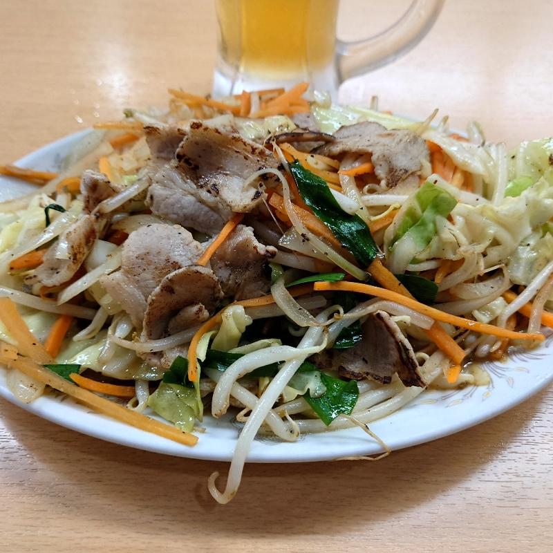 Fried Vegetables with pork(RAMEN BAYASHI(ラーメンばやし))