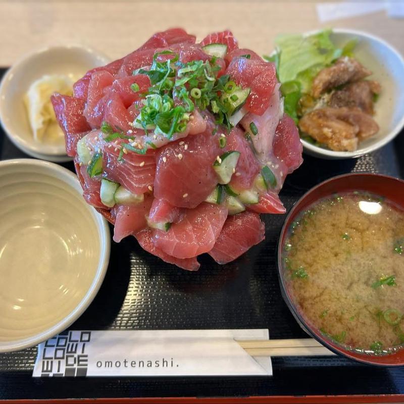 塩ダレまぐろのすっきり富士山盛り丼 大(バンノウ水産)